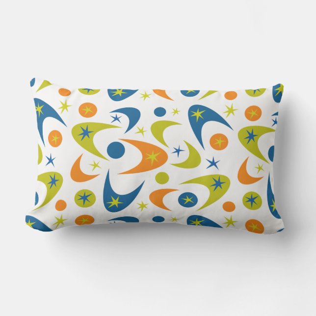 Coussin D'extérieur Boomerangs rétro (Recto)