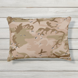 Coussin D'extérieur Camouflage Brown du désert militaire 12x16