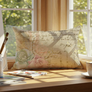 Coussin D'extérieur Campagnard Floral Extérieur Shabby Chic Français
