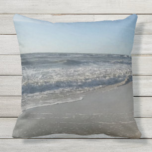 Coussin D'extérieur Carreau d'impression d'océan de plage