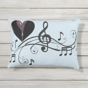 Coussin D'extérieur Chantez la musique en direct