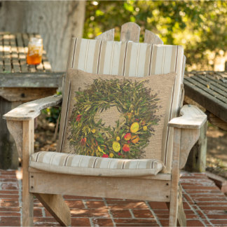Coussin D'extérieur Charming Automne saison de récolte Couleur Floral