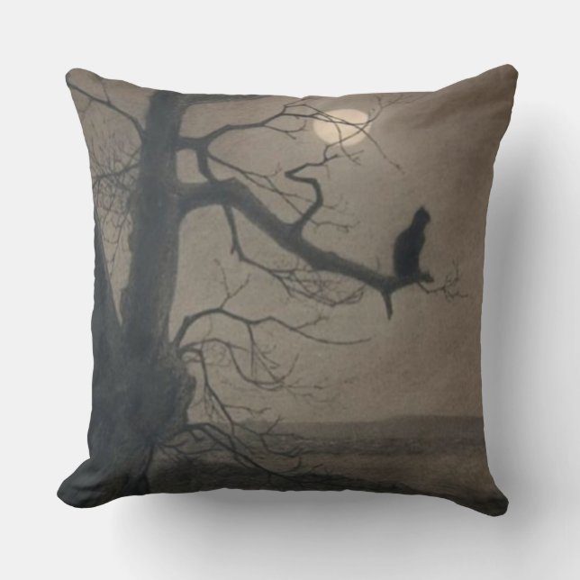 Coussin D'extérieur Chat au clair de lune, Alexandre Steinlen (Recto)