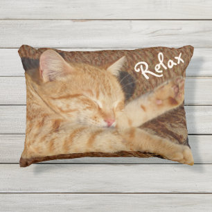 Coussin D'extérieur Chat de détente