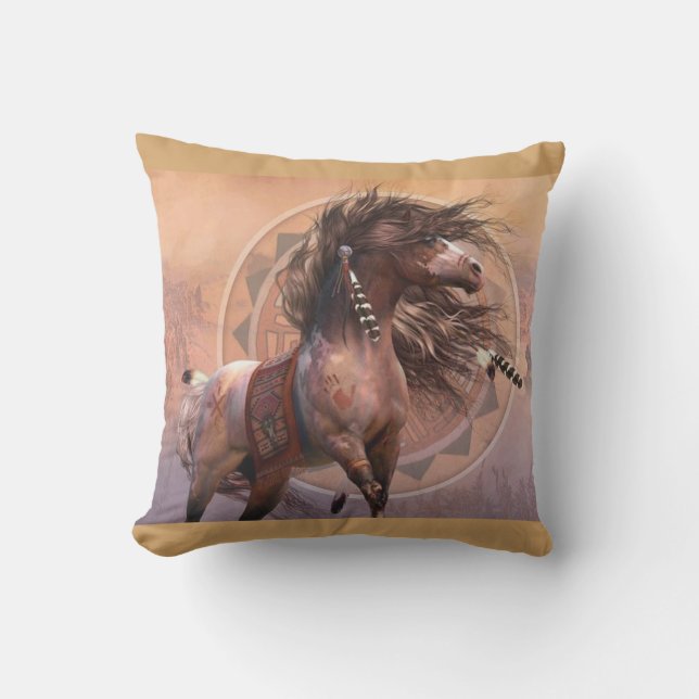Coussin D'extérieur Cherokee Horse (Recto)
