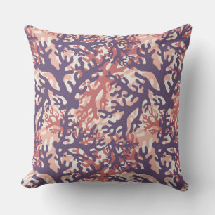 Coussin D'extérieur Chevauchement de corail