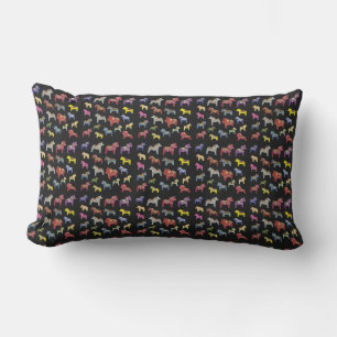 Coussin D'extérieur Chevaux multicolores de Dala de Suédois