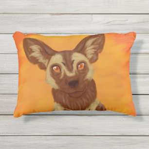 Coussin D'extérieur Chien sauvage africain