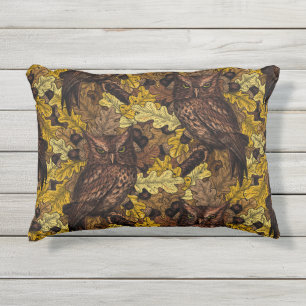 Coussin D'extérieur Chouettes d'automne