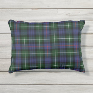 Coussin D'extérieur Clan Plaid MacKenzie Chèque vert pourpre Tartan
