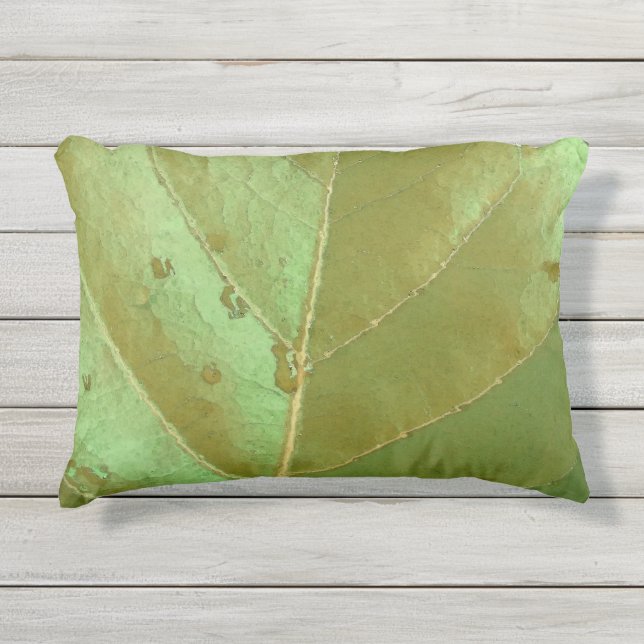 Coussin D'extérieur Closeuse de feuille de raisin marin (Devant)