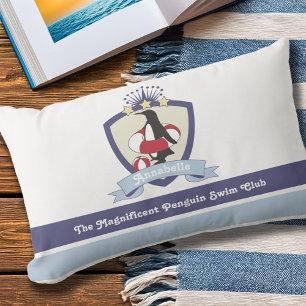 Coussin D'extérieur Club de natation Crest Penguin Enfants en plein ai