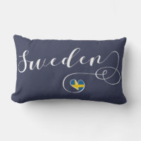 Coeur du drapeau suédois, Suède