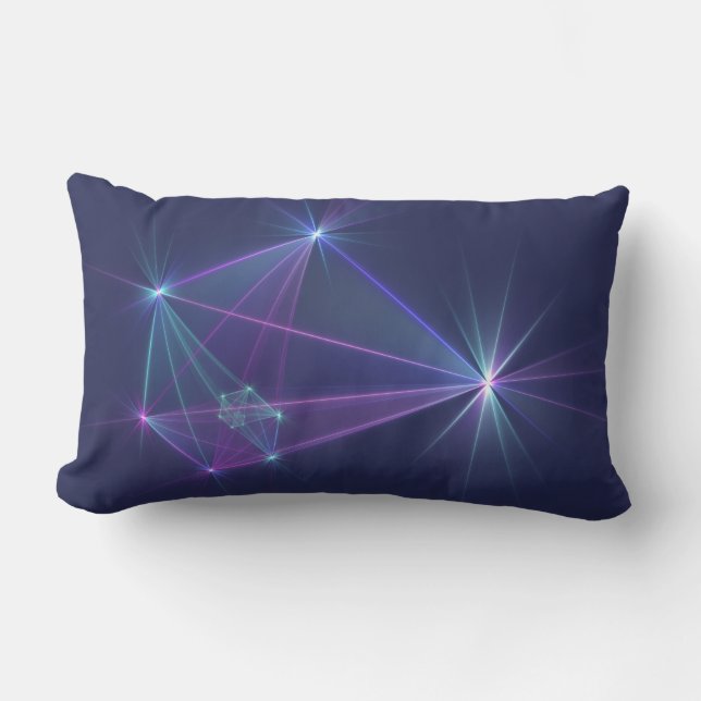 Coussin D'extérieur Constellation, Art Fractal Abstrait Imaginaire (Recto)