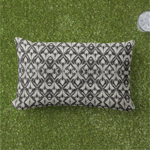 Coussin D'extérieur Contraste noir et blanc