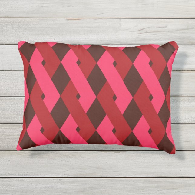 Coussin D'extérieur Cool, unique, tendance, formes géométriques urbain (Dos)