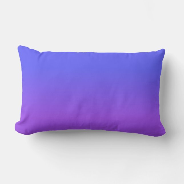 Coussin D'extérieur Couleur bleue au néon pourpre et lumineuse au néon (Recto)