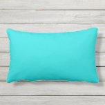 Coussin D'extérieur Couleur uni bleu turquoise<br><div class="desc">Modèle Personnalisé Pour Accentuation Décorative Jeu d'Oreiller - Coussins Customisés. Personnalisez avec votre propre nom, motif, design, devis, monogramme ou photo. Utilisez nos modèles cool, oeuvres d'art, photos, graphiques et illustrations, puis ajoutez des noms, du texte, des guillemets et des monogrammes pour créer votre propre oreiller de lancement. Cliquez sur...</div>
