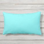 Coussin D'extérieur Couleur uni bleu turquoise clair<br><div class="desc">Modèle Personnalisé Pour Accentuation Décorative Jeu d'Oreiller - Coussins Customisés. Personnalisez avec votre propre nom, motif, design, devis, monogramme ou photo. Utilisez nos modèles cool, oeuvres d'art, photos, graphiques et illustrations, puis ajoutez des noms, du texte, des guillemets et des monogrammes pour créer votre propre oreiller de lancement. Cliquez sur...</div>