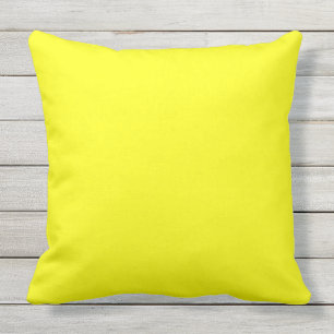 Coussin D'extérieur Couleur uni jaune clair extérieur