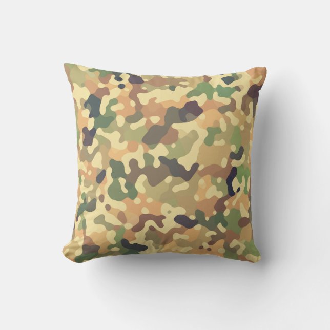 Coussin D'extérieur Couleurs automne Camo automne (Recto)
