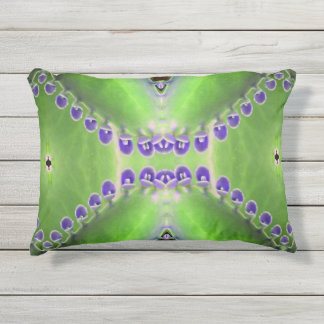 Coussin D'extérieur Design vert et violet