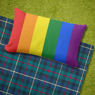 Coussin D'extérieur Drapeau arc-en-ciel du Gay pride LGBTQ hors norme