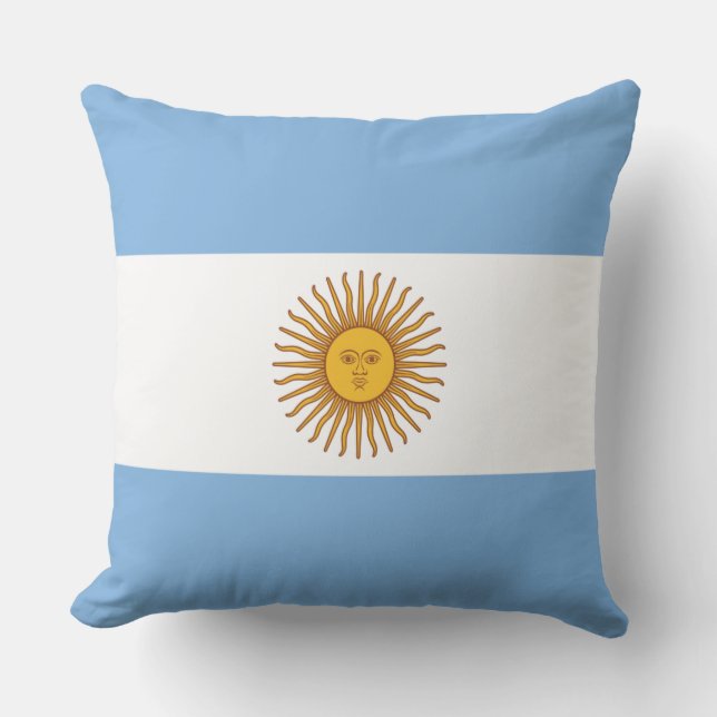 Coussin D'extérieur Drapeau argentin Bandera De Argentina (Recto)