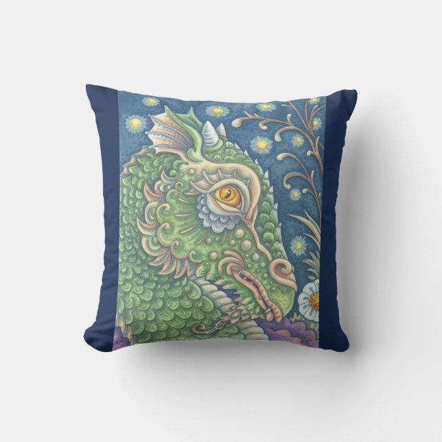 Coussin D'extérieur Edwin's Dragon Imaginaire LANCE PILLOW (Recto)