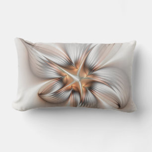Coussin D'extérieur Élégance florale Art Abstrait fractal moderne
