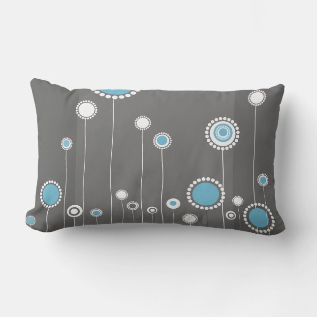 Coussin D'extérieur Élégant moderne floral (Recto)