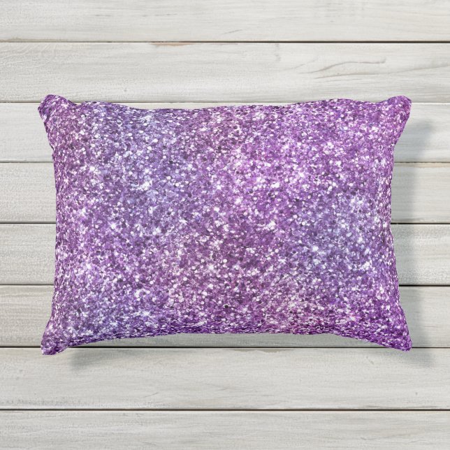 Coussin D'extérieur Élégant motif chic abstrait violet (Devant)