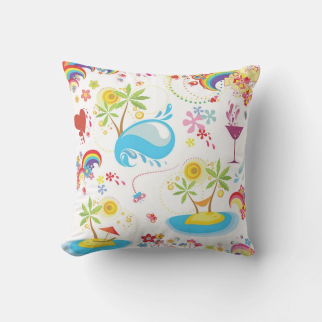 Coussin D'extérieur Été (Recto)