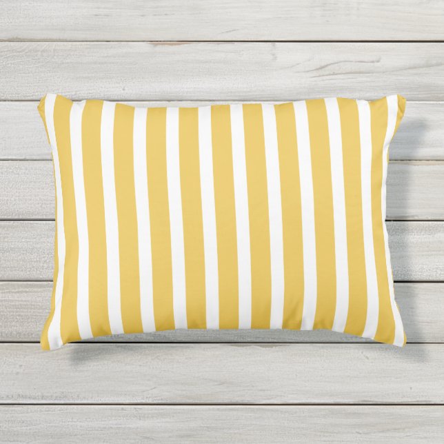 Coussin D'extérieur Été Jaune Grandes Modernes (Devant)