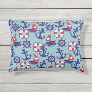 Coussin D'extérieur Extérieur Nautique !   Ancres Aweigh