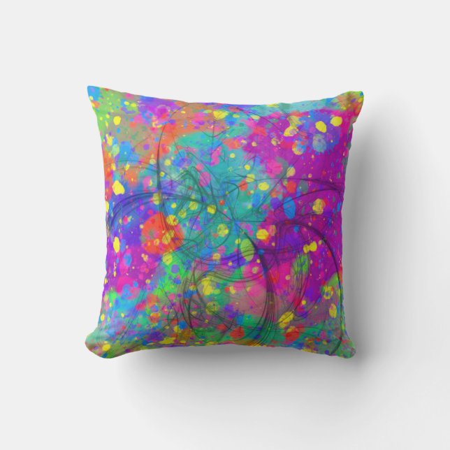Coussin D'extérieur Fête colorée (Recto)