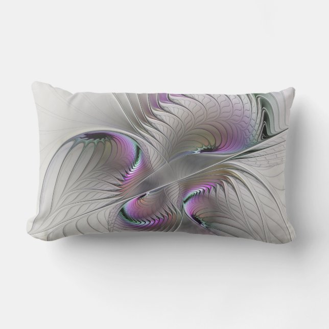 Coussin D'extérieur Figure de fantaisie abstraite moderne timide Art f (Recto)