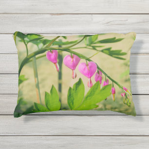 Coussin D'extérieur Fleur de Lamprocapnos, coeur asiatique saignant