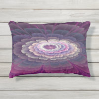 Fleur frappante abstraite fractale couleur rose