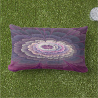 Fleur frappante Coloré Abstrait Art fractal rose