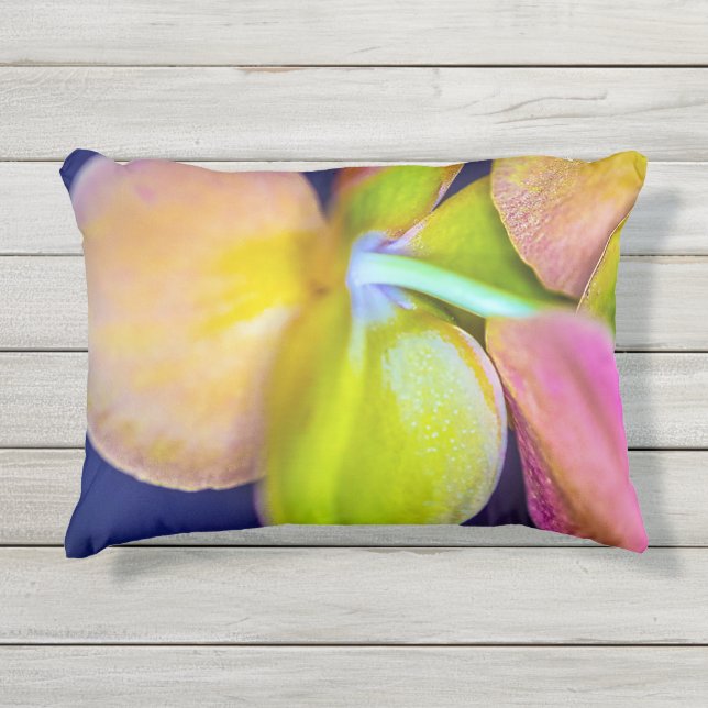 Coussin D'extérieur Fleurs colorées (Devant)