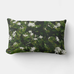 Coussin D'extérieur Fleurs de jasmin Botanique tropicale florale