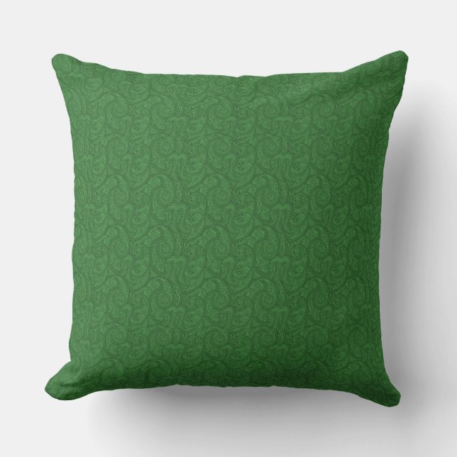Coussin D'extérieur Green Paisley (Recto)