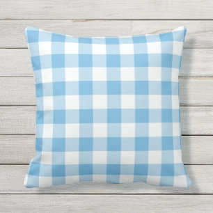 Coussin D'extérieur Guingan bleu
