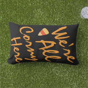 Coussin D'extérieur Happy Halloween nous sommes tous corny ici drôle