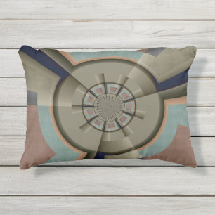 Coussin D'extérieur Harmonie de couleurs abstraites modernes Art graph