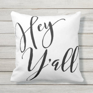 Coussin D'extérieur Hé vous carreau décoratif