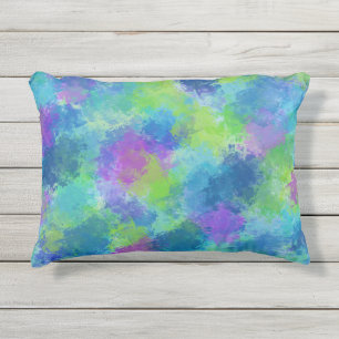 Coussin D'extérieur Hydrangée Abstraite