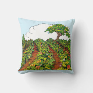 Coussin D'extérieur Imprimerie de jardin des années 1920