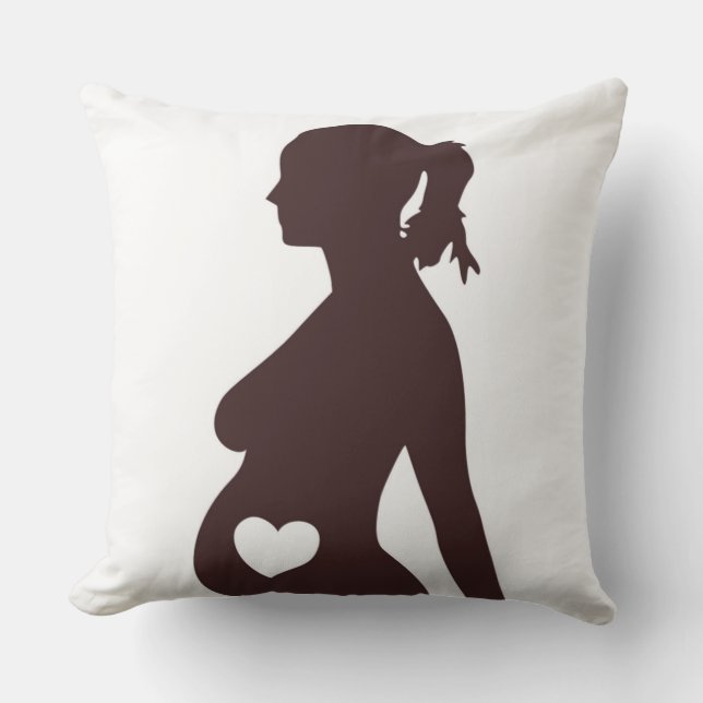COUSSIN D'EXTÉRIEUR J'AIME MON BÉBÉ (Recto)